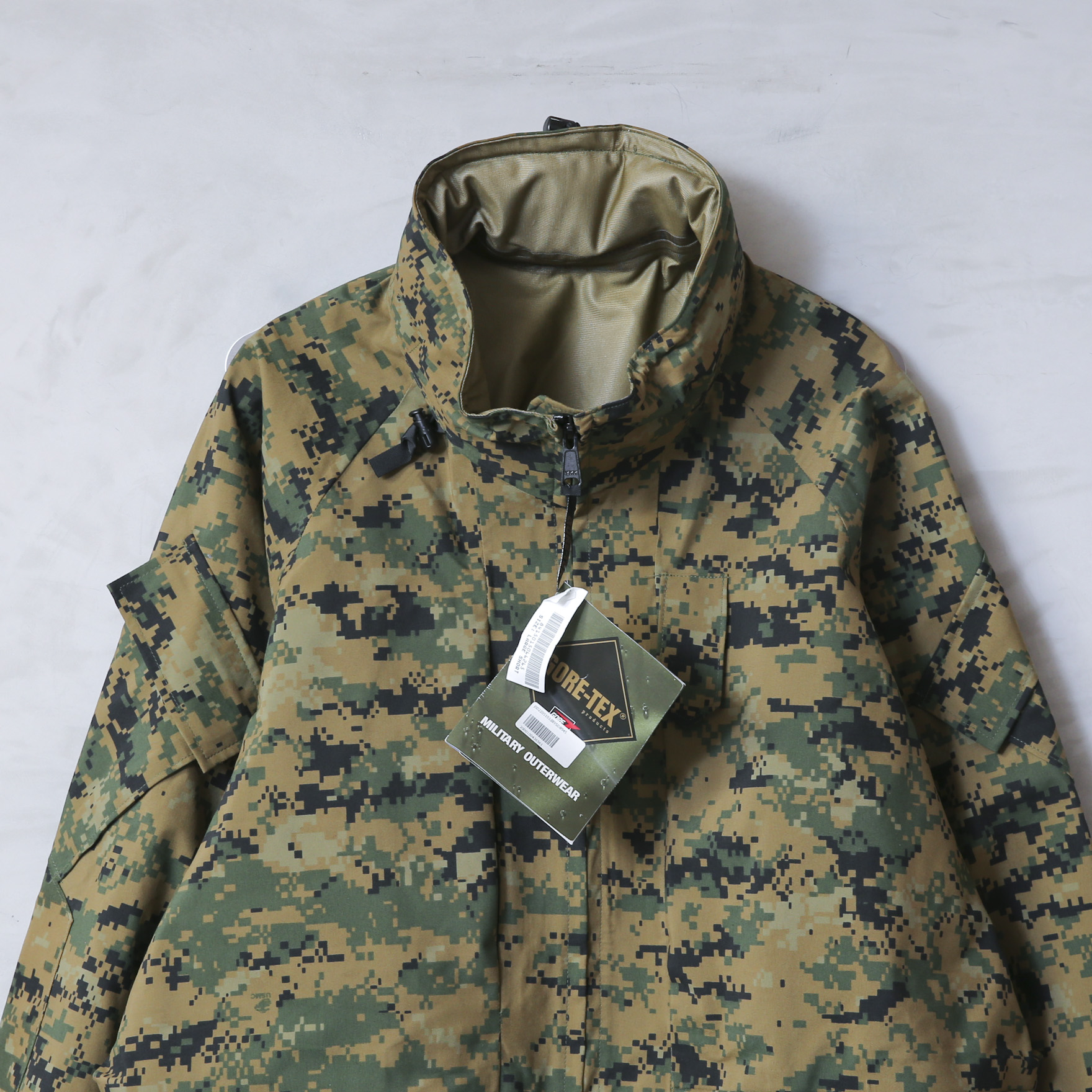 極上品米軍海兵隊ECWCS(MARPAT)ゴアテックスパーカー 米海兵隊USMC ECWCSゴアテックスパーカー WOODLAND MARPAT marpat 迷彩