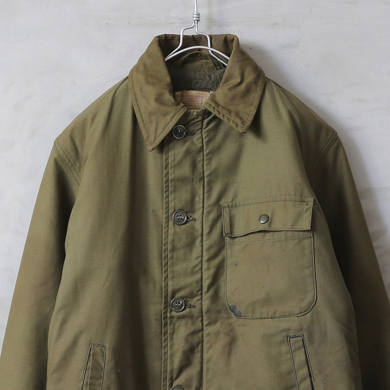 値下げしました！ 60s後期 布タグU.S.N NAVY 重たかっ A-2デッキ
