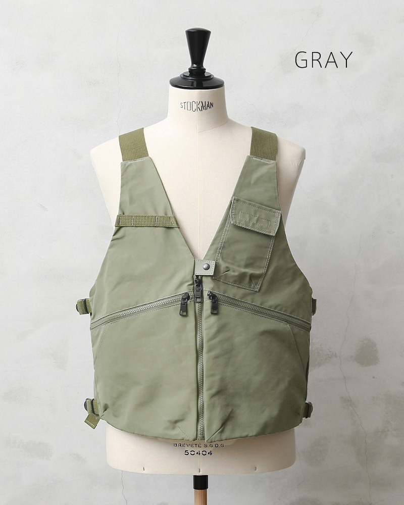 AS2OV アッソブ 011901 SHRINK NYLON CAMP VEST 3 キャンプ 