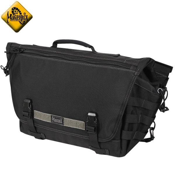 ★カートで割引対象品★MAGFORCE マグフォース MF-6023 Tactical Messenger Bag Black  メッセンジャーバッグ【T】