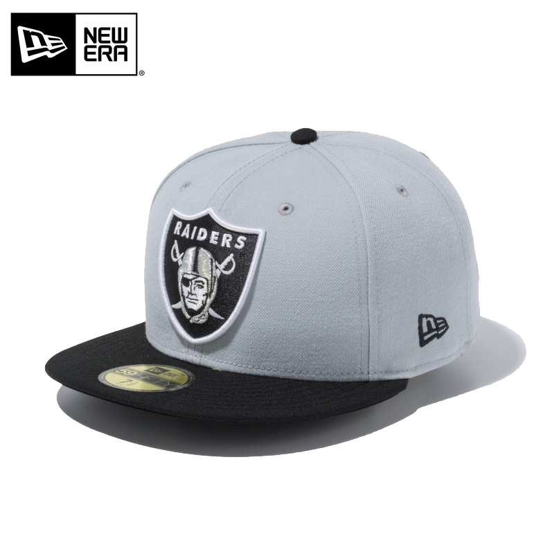 未使用 ニューエラ レイダース ベースボールキャップ 帽子 NFL アメフト 黒