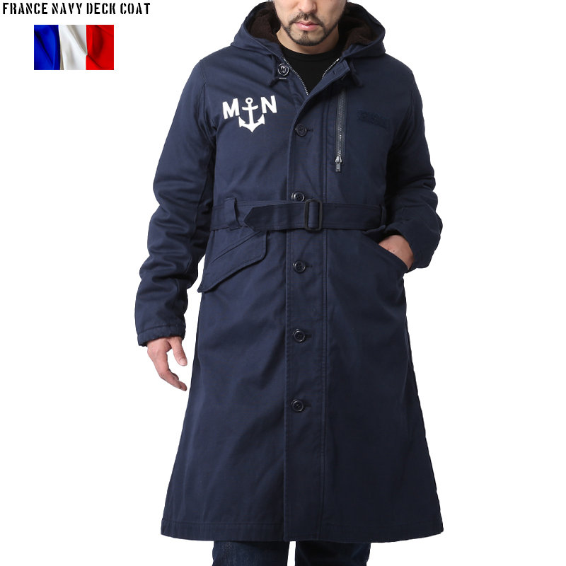 WAIPER  FRANCE NAVY DECK COAT  デッキコート　44