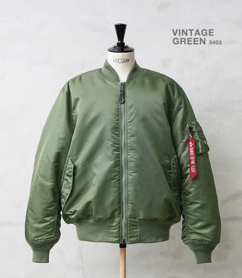 ALPHA アルファ 20004 MA-1 フライトジャケット JAPAN FIT BIG 