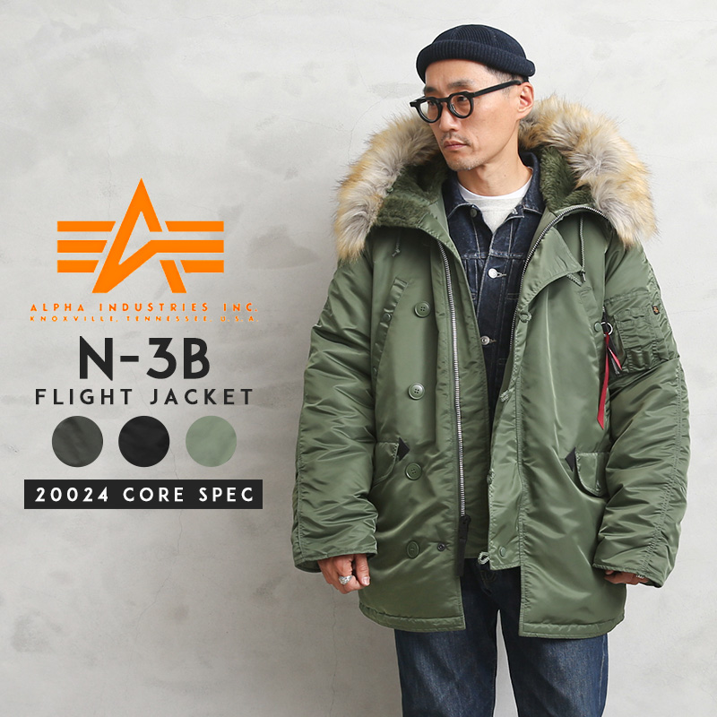 Lサイズ 新品 アルファ N-3B フライトジャケット-