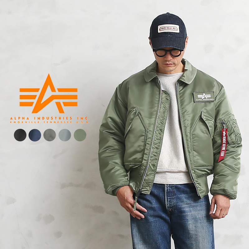 ALPHA INDUSTRIES＞ CWU-45P ナイロン ジャケット-