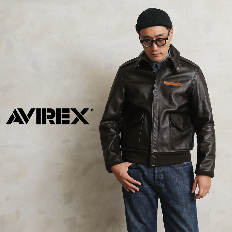 ジャケット/アウター【限定 馬革】AVIREX A-2ジャケット