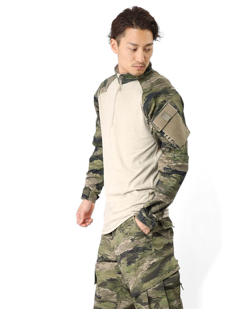 TRU-SPEC トゥルースペック 1/4 ZIP COMBAT シャツ A-TACS iX