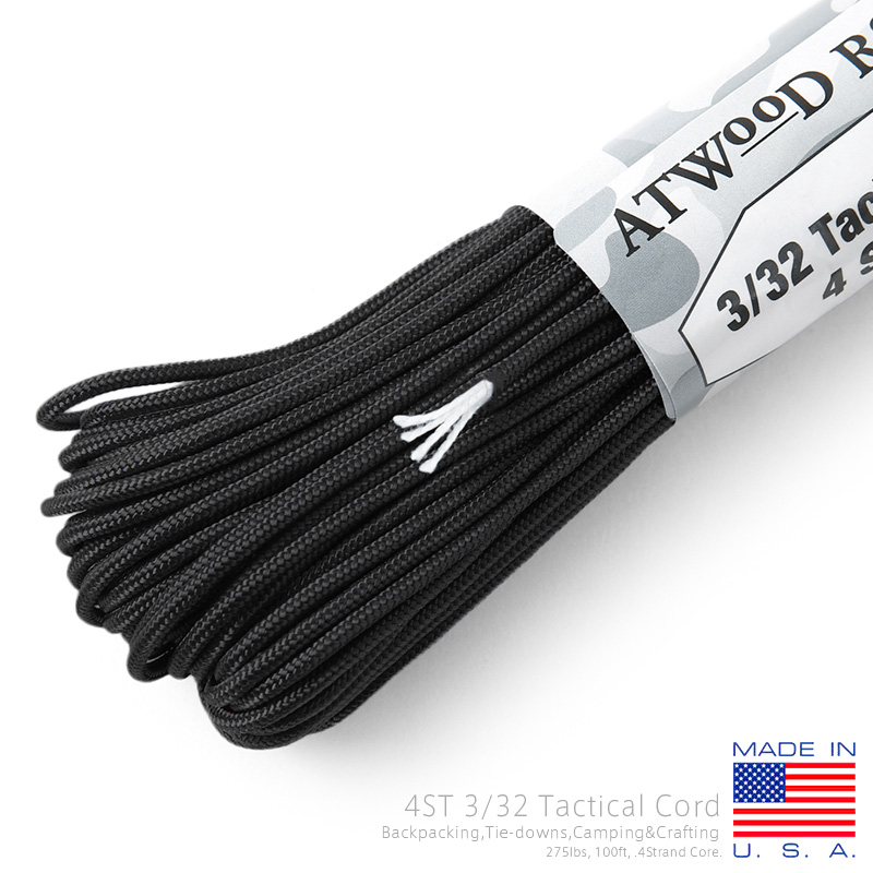 275 Cord 3/32 Tactical - Graphite – Atwood Rope MFG