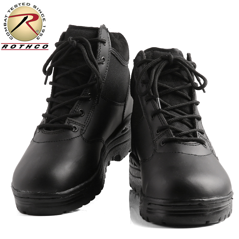 ROTHCO ブラック ミリタリーブーツ ROTHCO ロスコ FORCED ENTRY BLACK 6 タクティカル ブーツ 5054
