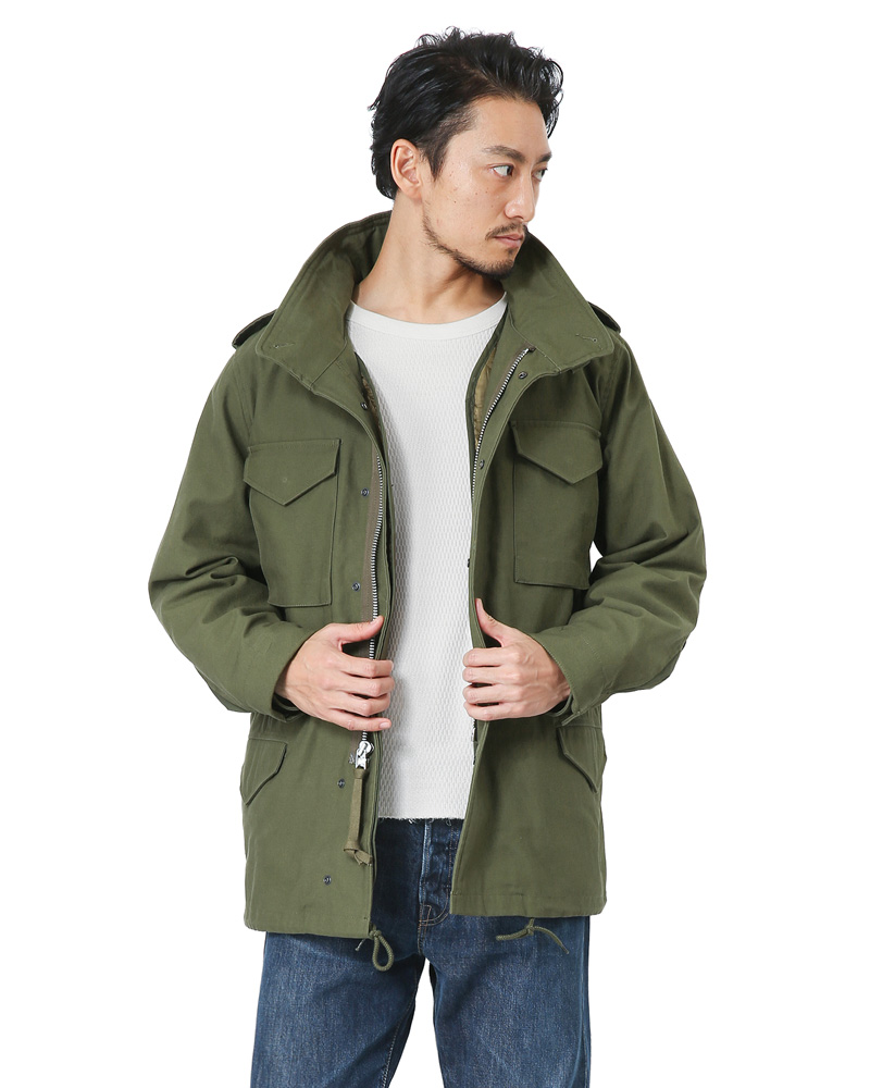 ★カートで割引対象品★HOUSTON ヒューストン 50815 M-65 フィールドジャケット ライナー付き ミリタリージャケット【T】