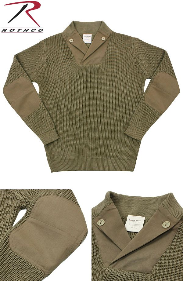 ROTHCO ロスコ 米軍 WWII メカニック セーター カーキ