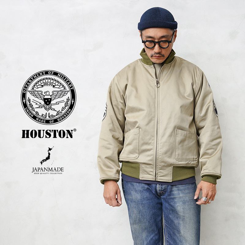 ★カートで割引対象品★HOUSTON ヒューストン 5B-FR TANKERS JACKET（タンカース ジャケット）前期型 FURYモデル  日本製【T】