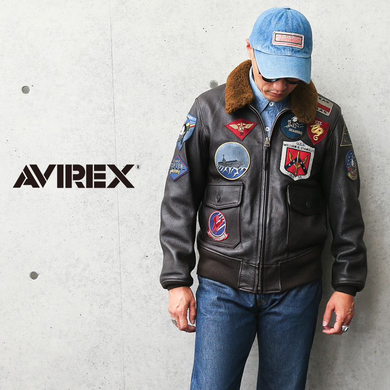AVIREX アビレックス 6101063 ゴートスキンレザー G-1 フライト