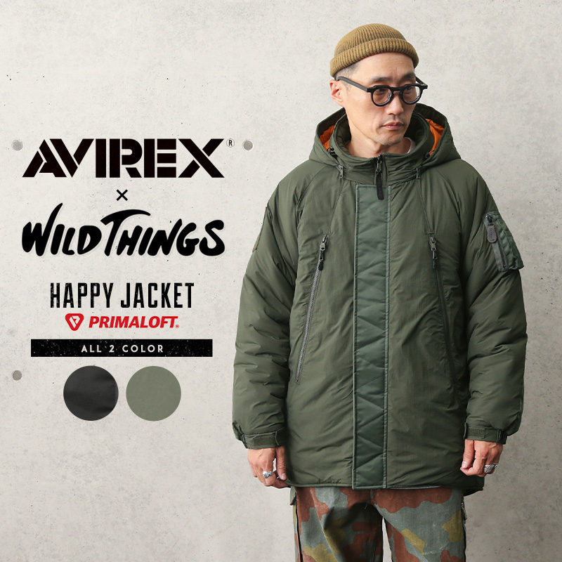 ○★新品 未使用 AVIREX 中綿 アウター L ブルゾン USMC