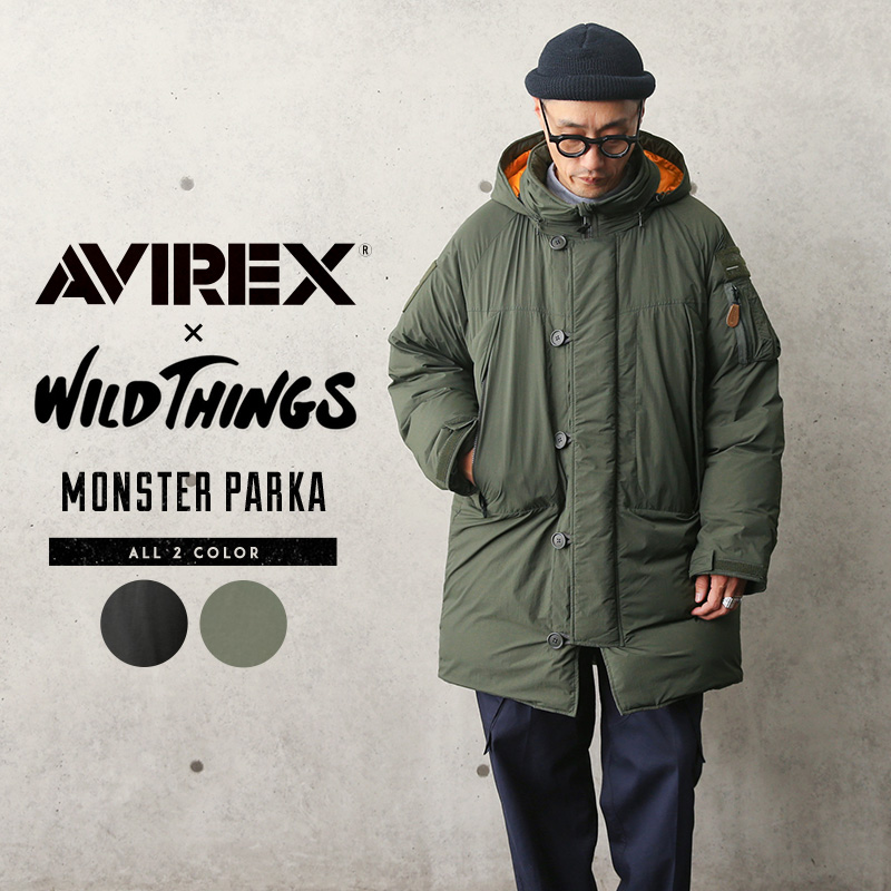 【新品】WILD THINGS ライトモンスターコート 色:NAVY Mサイズ