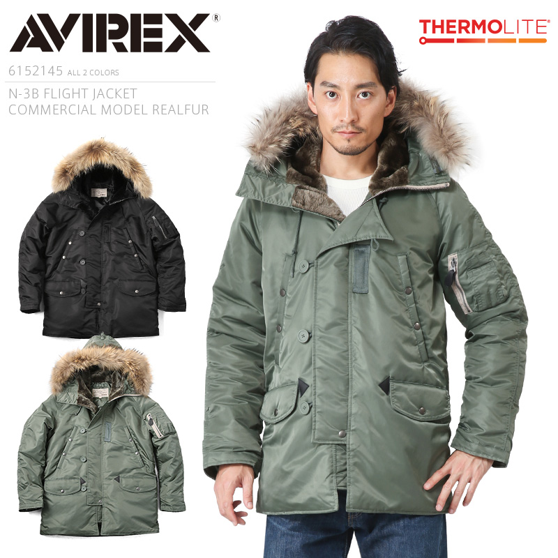 素人採寸につきご了承ください【美品】アヴィレックス AVIREX