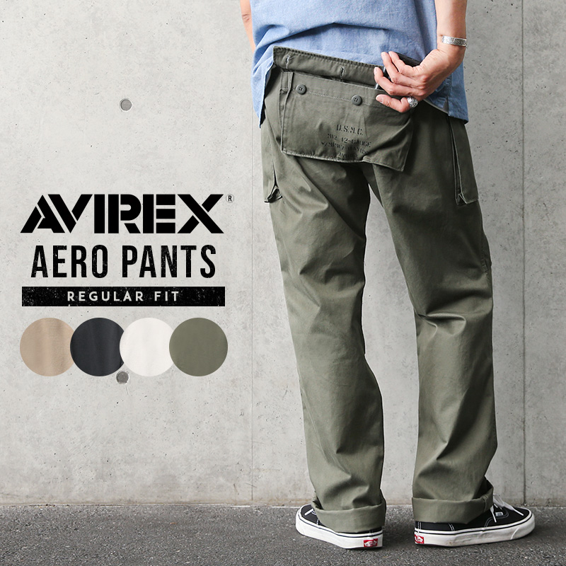 新品未使用　AVIREX  カーゴパンツ　黒