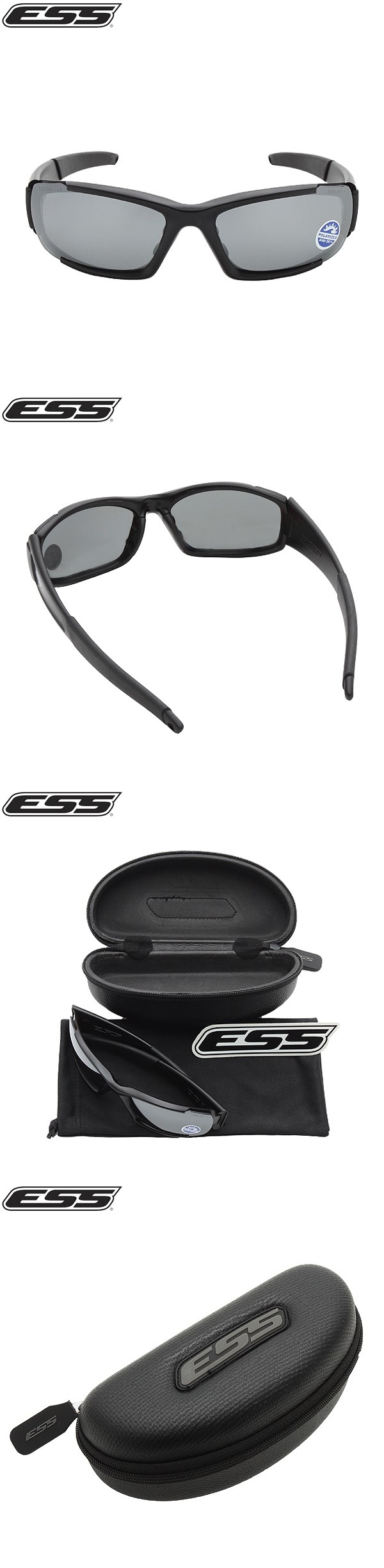 ESS イーエスエス CDI サングラスブラックフレーム/偏光グレー
