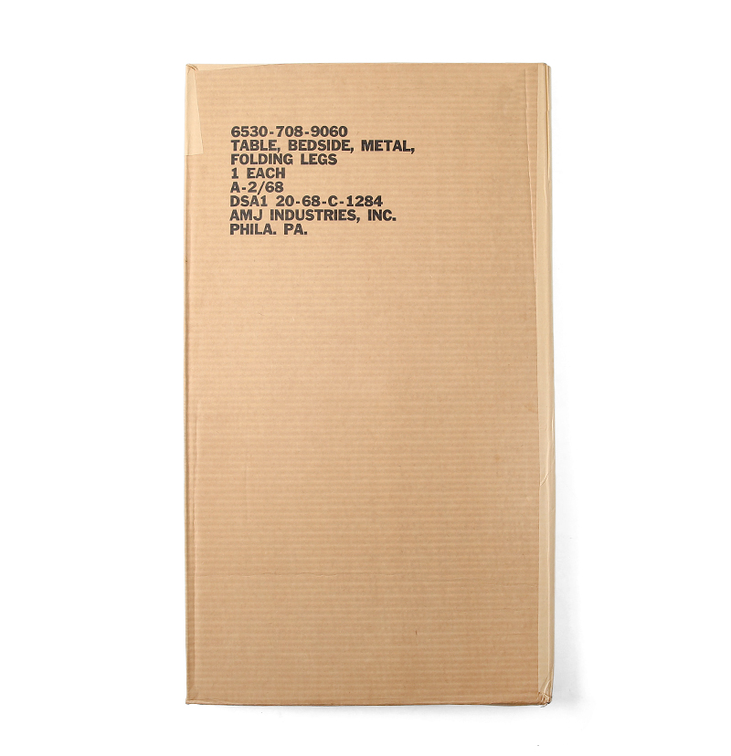 米軍BEDSIDE METAL FOLDING テーブル 米軍放出品 家具 米軍BEDSIDE METAL FOLDING テーブル 米軍放出品 家具