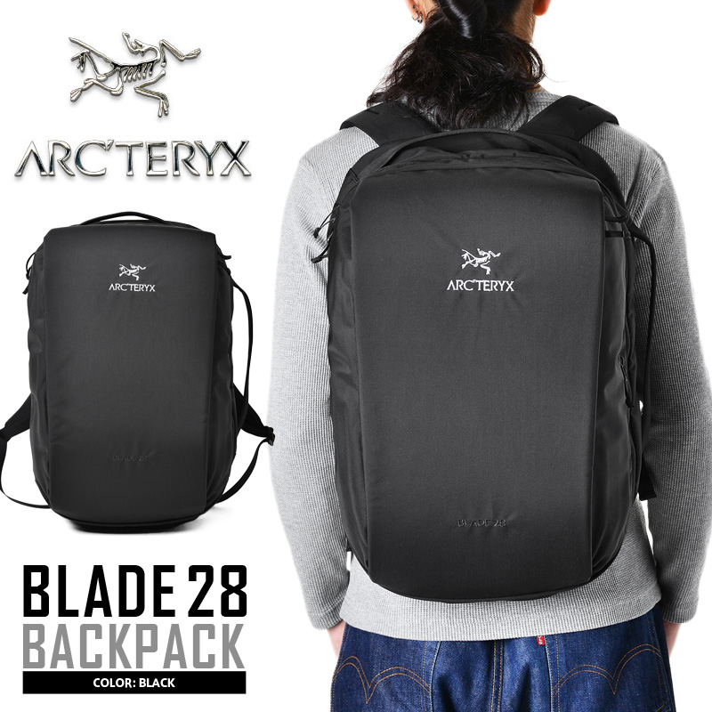 【正規取扱店】ARC'TERYX アークテリクス BLADE 28 バックパック BLACK【キャンペーン対象外】【T】