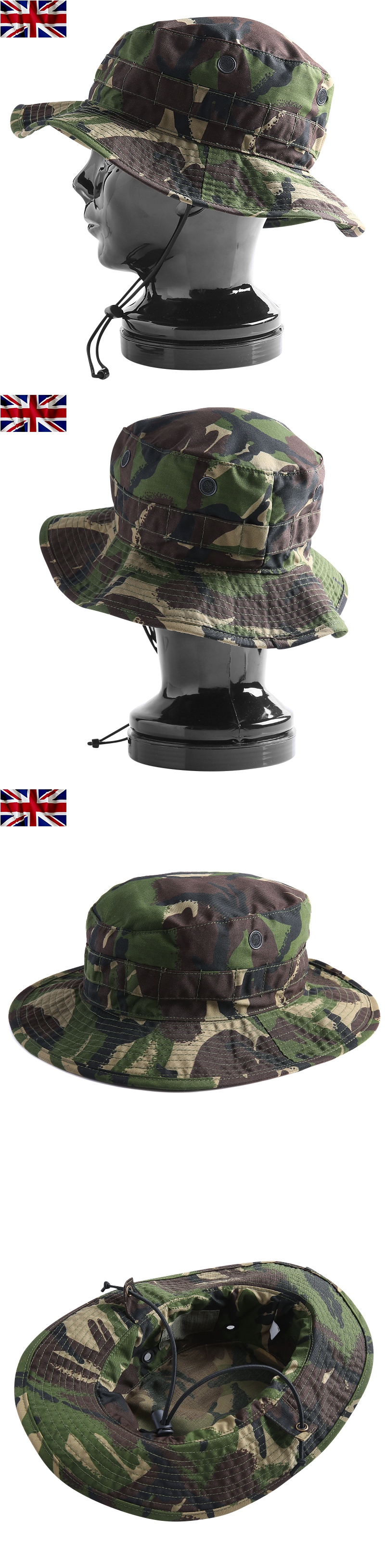 イギリス軍 トロピカルハット DPMカモ 軍放出品 ミリタリー