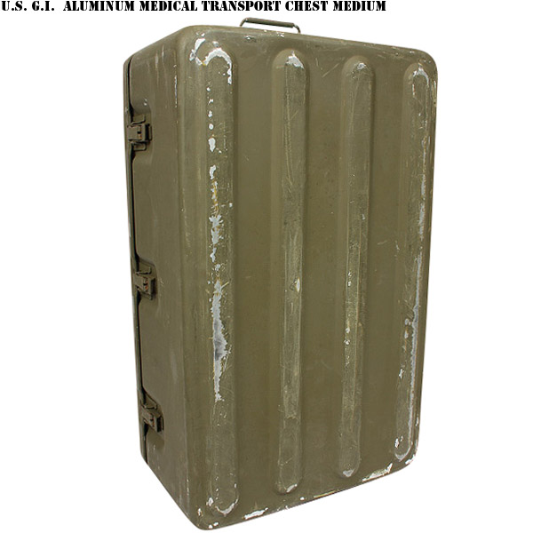 米軍 ALUMINUM MEDICAL TRANSPORT チェスト M 米軍放出品 家具 