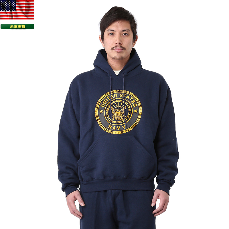 エクルベージュ 【稀少】NAVY スウェットパーカー | ochge.org