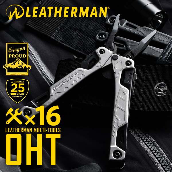 ★カートで割引対象品★LEATHERMAN レザーマン OHT - ONE HAND TOOL SILVER【T】