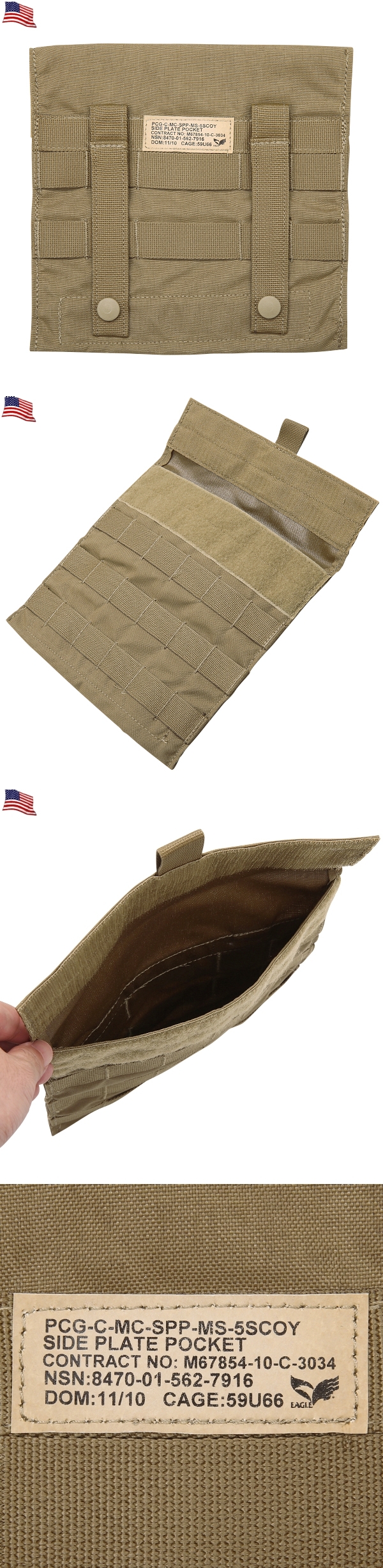 米軍実物 EAGLE サイドプレート ポケット ポーチ マルチカム 米海兵隊