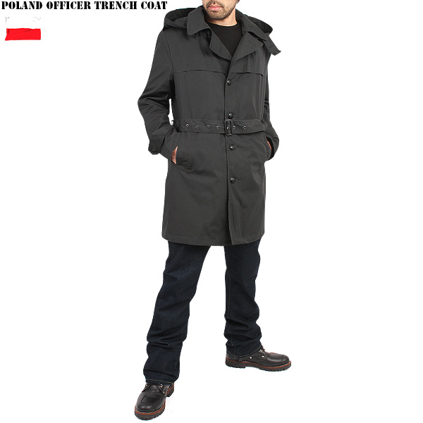 ポーランド軍 オフィサートレンチコート 服 ミリタリーショップ 通販