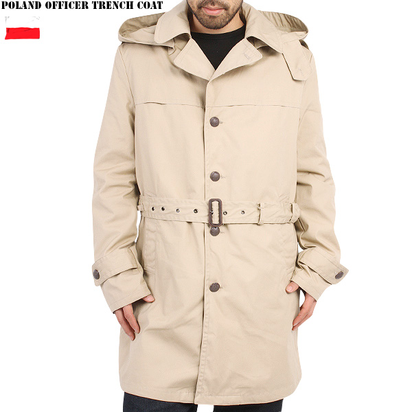 ポーランド軍 オフィサートレンチコート ミリタリーショップ 通販 服