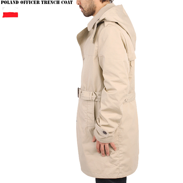 ポーランド軍 オフィサートレンチコート ミリタリーショップ 通販 服