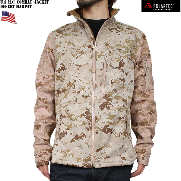 実物 新品 米海兵隊最新型 U.S.M.C. COMBAT JACKET DESERT MARPAT ジャケット 米軍放出品ミリタリーファッション  軍服 迷彩服【キャンペーン対象外】【T】