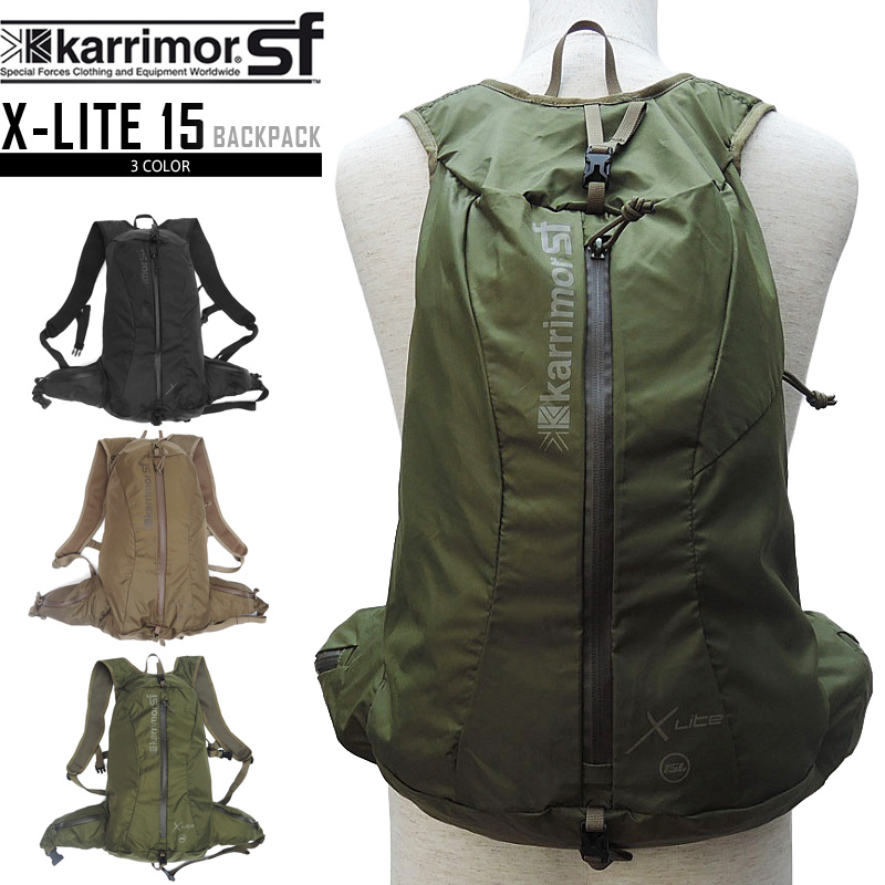 【新品未使用】karrimor X-LITE 15♥オリーブ♥Q-02