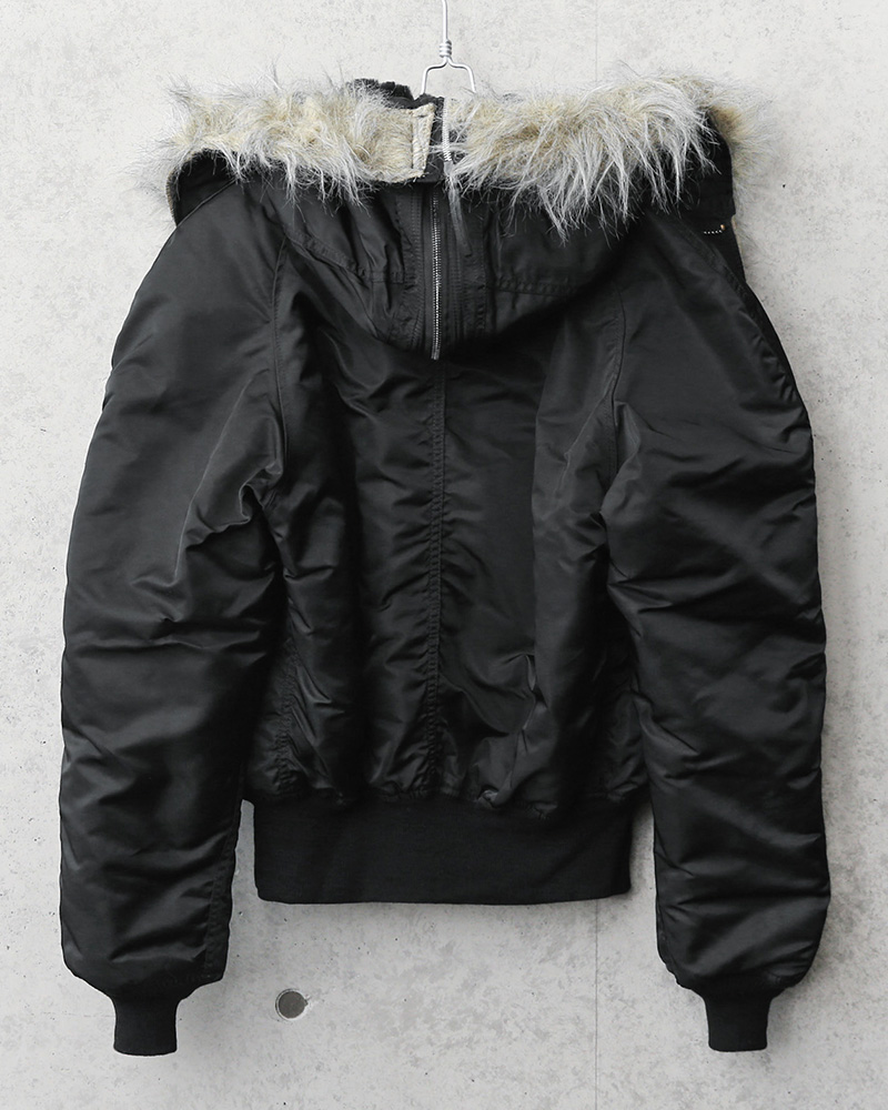 ALPHA アルファ MADE IN USA N-2B フライトジャケット BLACK 