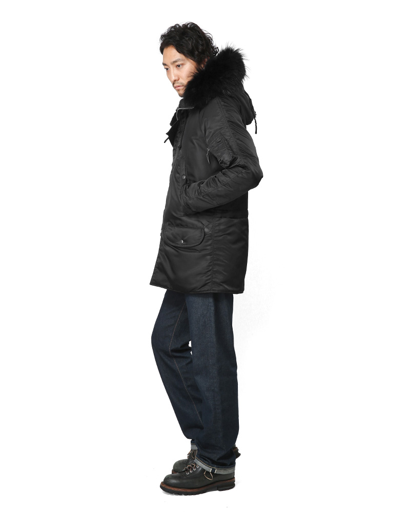 【即日出荷対応】AVIREX アビレックス WAIPER別注 N-3Bフライトジャケット LIMITED VINTAGE ブラックリアルファー  6172160 アヴィレックス 限定【T】【キャンペーン対象外】