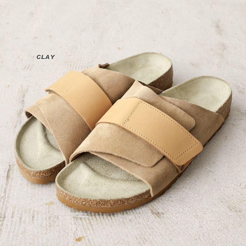 ビルケンシュトック Kyoto レザー サンダル BIRKENSTOCK 黒