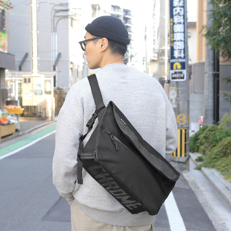 CHROME クローム BG-332 SIMPLE MESSENGER BAG MD シンプル ...