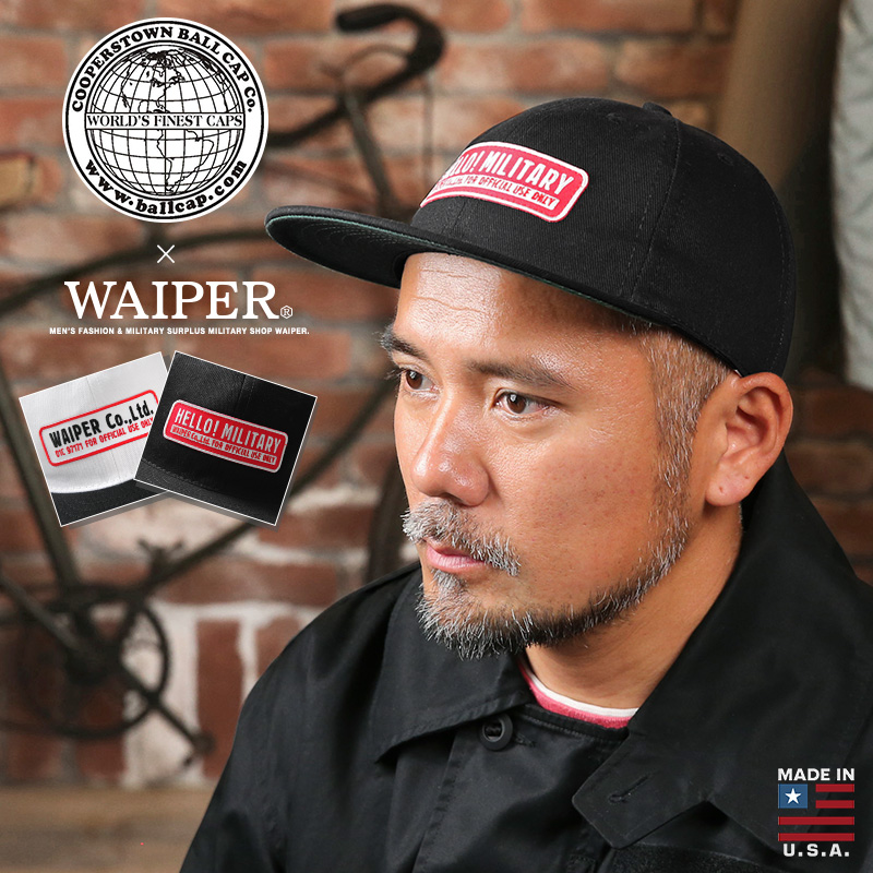 COOPERSTOWN BALL CAP クーパーズタウン WAIPER別注