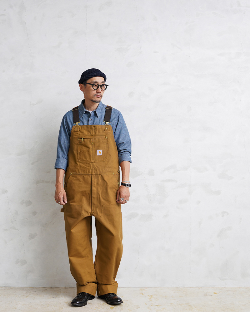 Carhartt カーハート R01 BIB OVERALL COTTON DUCK ビブ ...