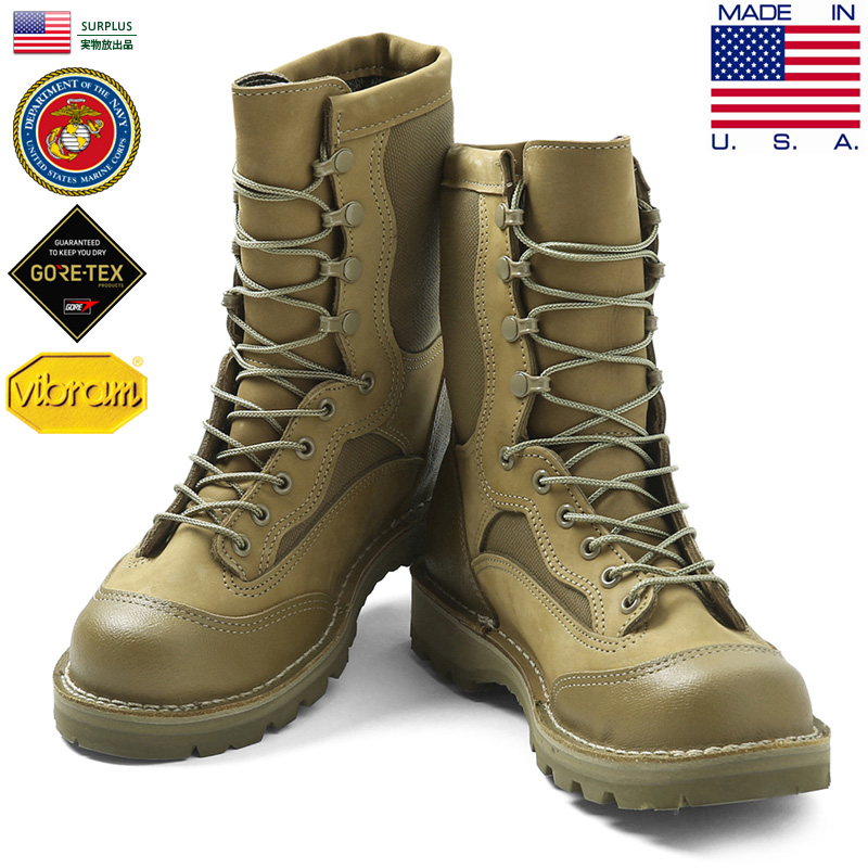 海兵隊米軍 実物 DANNER GORE−TEX US9.5 W 27.5cm - ブーツ