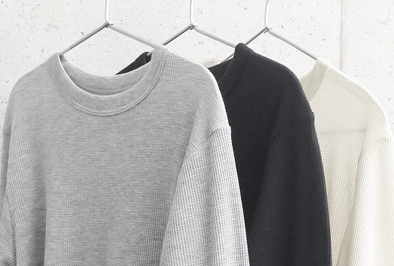 Hanes ヘインズ HM4-Q501 L/S サーマル クルーネックTシャツ 長袖