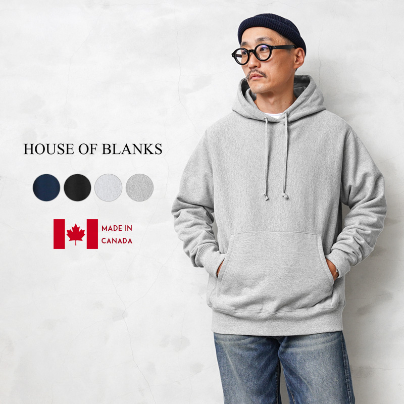 ★カートで割引対象品★【即日出荷対応】HOUSE OF BLANKS ハウスオブブランクス HOB04 プルオーバー フーディ スウェットパーカー  カナダ製【T】