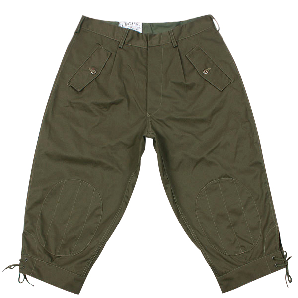 イタリア軍 コンバット 七分丈 パンツ オリーブ ミリタリー
