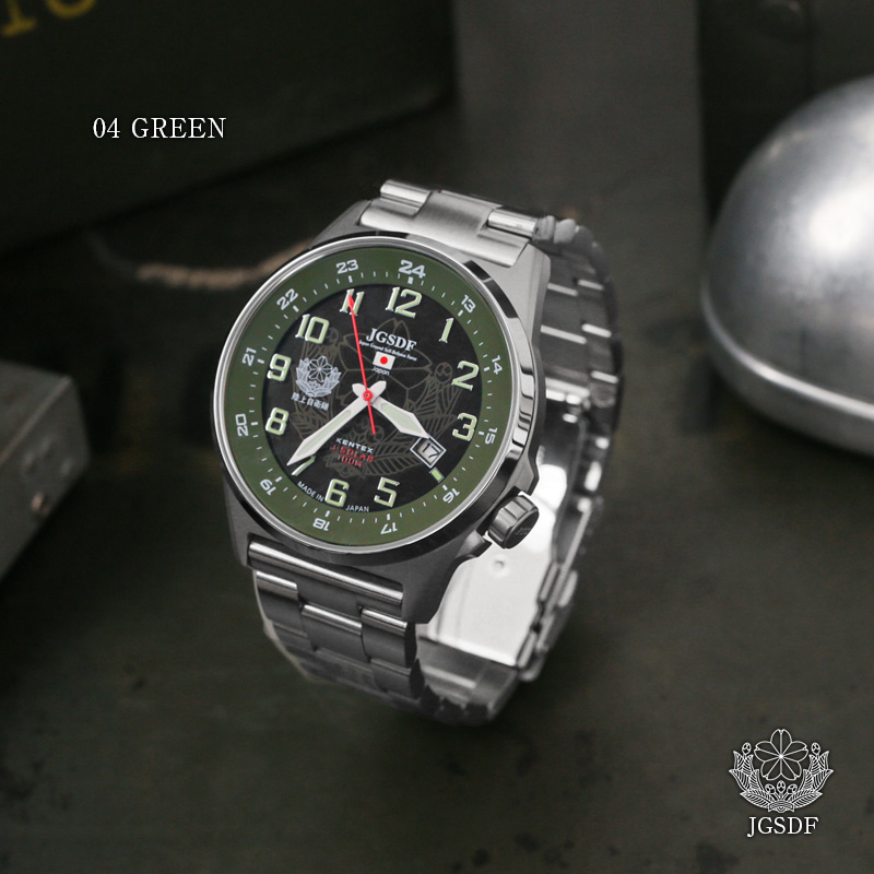 買取 一番高く売れる KENTEX（ケンテックス） JSDFソーラースタンダード 陸上自衛隊モデル メタル 【日本製】 防衛省本部契約商品 S715M  メンズ腕時計 CAPATRONATO