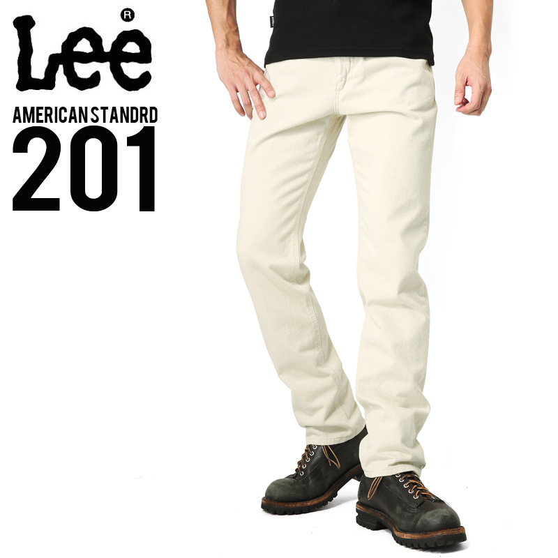 Lee リー AMERICAN STANDARD 201 ウエスターナー サテン ストレート パンツ サンドベージュ(151) アメリカン スタンダード