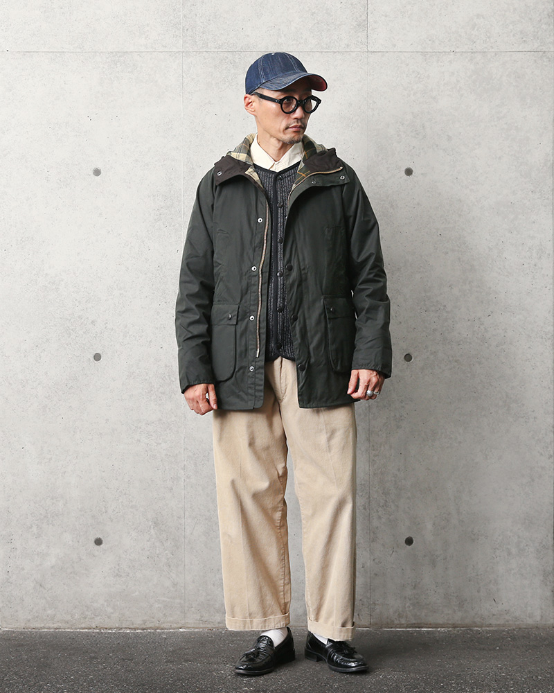 Barbour バブアー MWX1369 HOODED BEDALE SL WAXED COTTON フーデッド ...