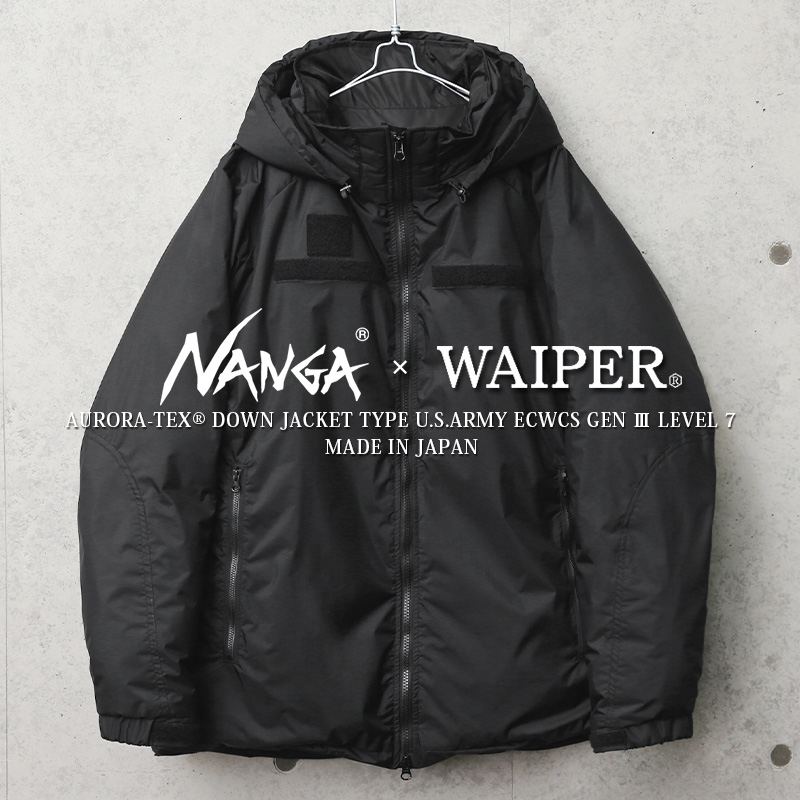 NANGA × WDS AURORA DOWN JACKET﻿ / BLACK