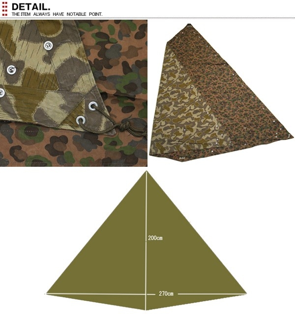✴︎ オーストリア軍 軍幕 パップテント 4枚セットUSED ✴︎ 004 アウトドア