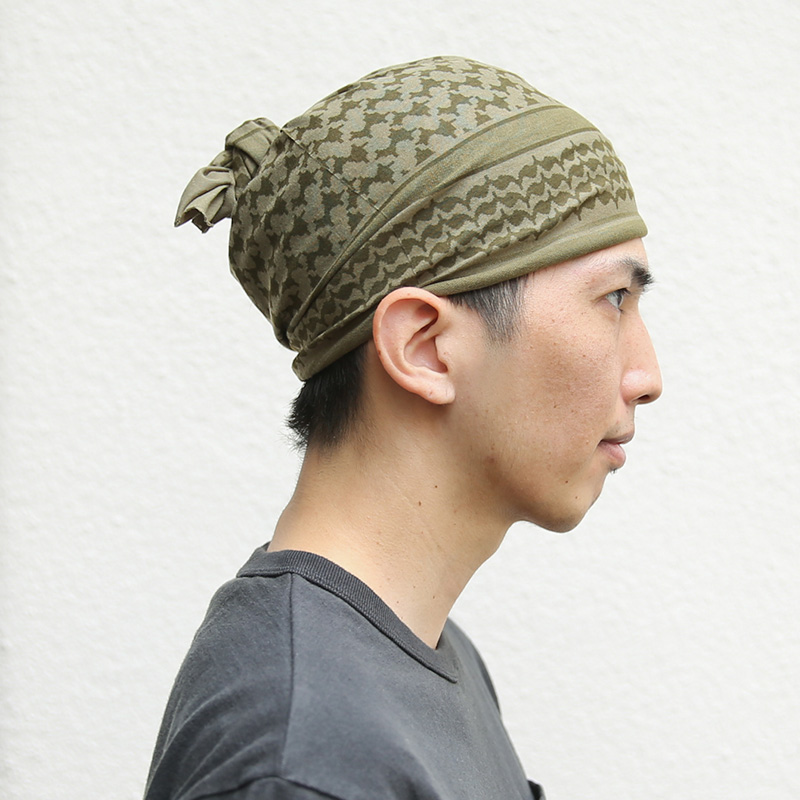 シュマグ アラブスカーフ 登山/サバゲー 巻き上げ ヘッドネック
